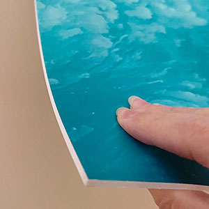 PVCシート上の写真